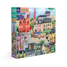 Paris in a Day -  1000 Piece Puzzle, eeBoo