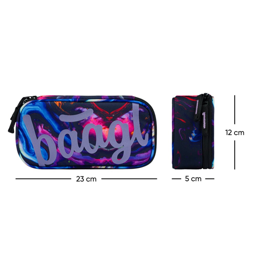 BAAGL Školní penál etue Marble