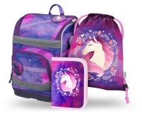 BAAGL SET 3 Zippy plus Kůň: aktovka, penál, sáček