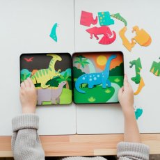 Petitcollage Magnetická hrací sada Dinosauři