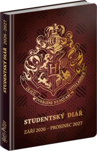 Studentský diář Harry Potter (září 2026 – prosinec 2027), 9,8 x 14,5 cm