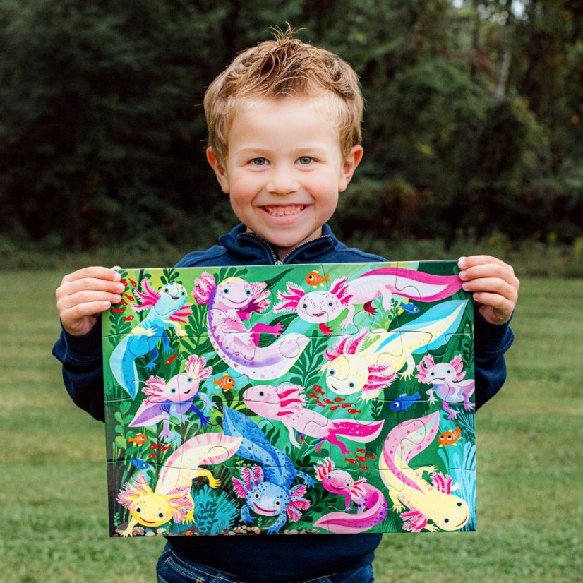 Axolotl 20 Piece Puzzle, eeBoo