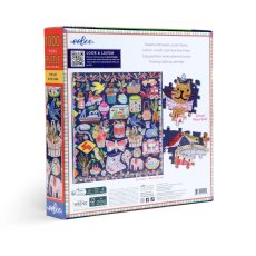 The Cat & The Yarn 1000 Piece Puzzle eeBoo