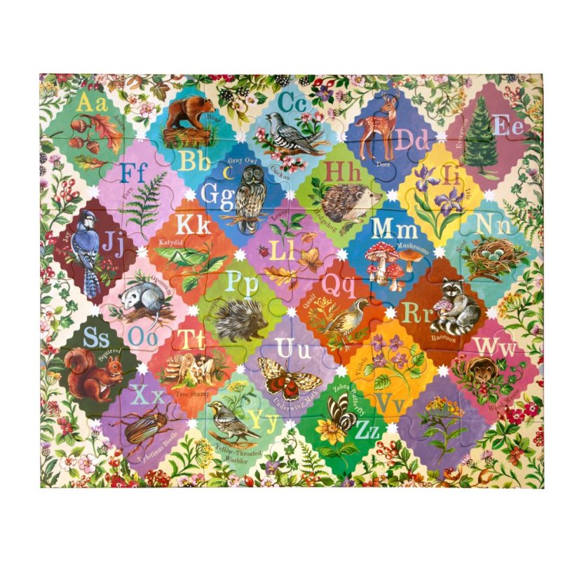 A is for Acorn  - Giant Alphabet puzzle, 36 Piece, eeBoo