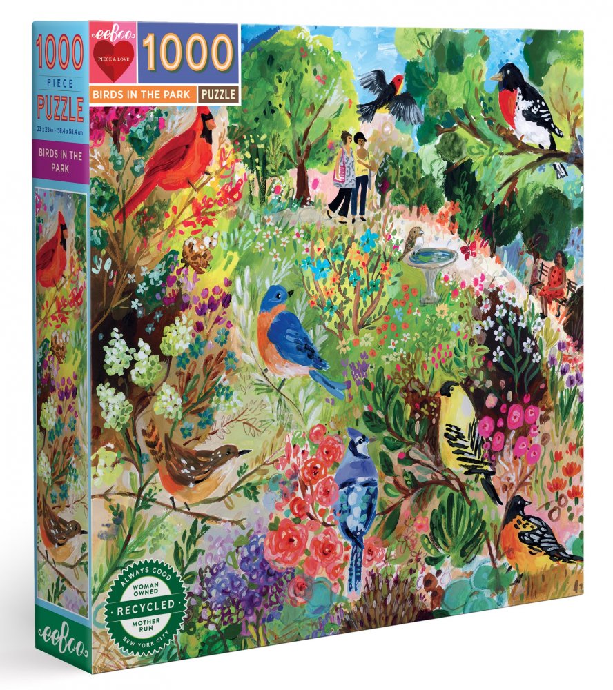 Puzzle Ptáci v parku 1000 dílků