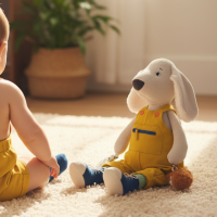 MOULIN ROTY Hudební hračka pejsek Puce & Pilou