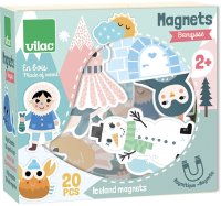 Vilac Dřevěné magnetky Iceland