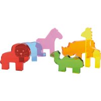 Acrylic Wild Animals set of 6