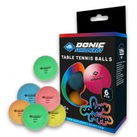 Donic-Schildkröt - míčky na stolní tenis Colour Popps Poly 40+, 6ks