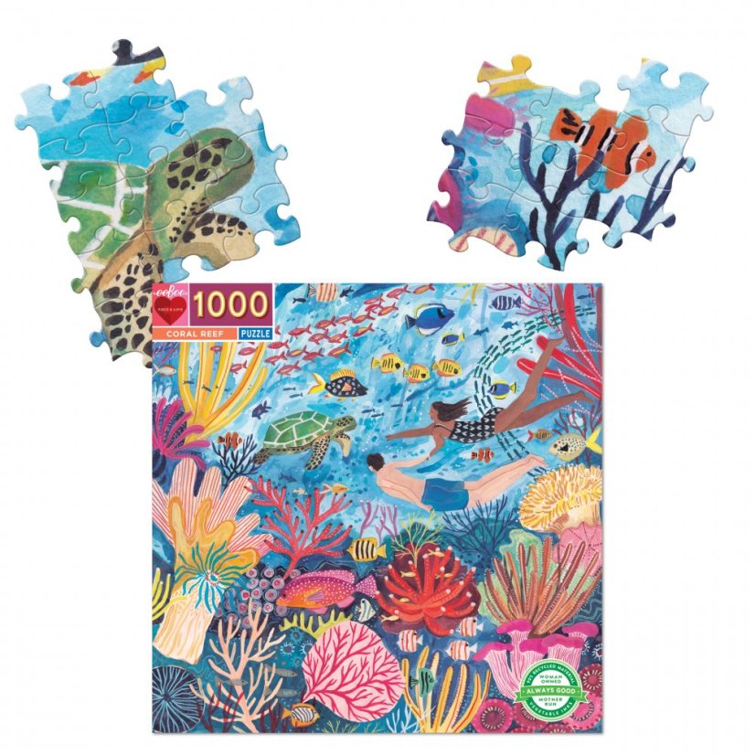 Puzzle Korálový útes 1000 dílků - eeBoo