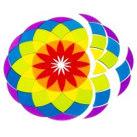 Velká senzorická akrylová mandala