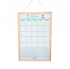 Pevná magnetická plánovací tabule/kalendář Můj týden