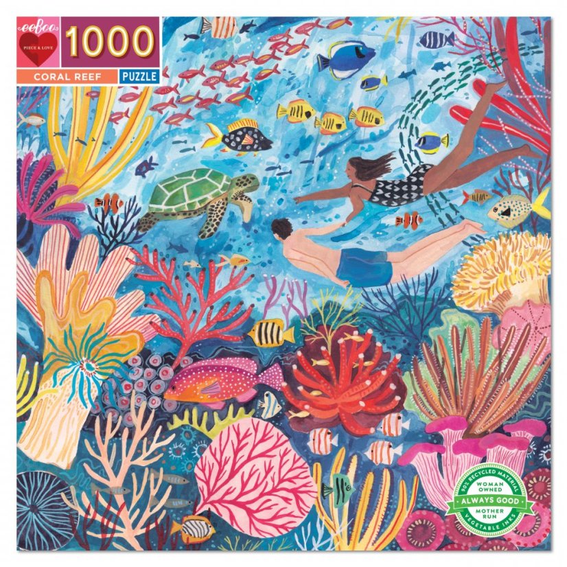 Puzzle Korálový útes 1000 dílků - eeBoo
