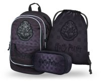 BAAGL SET 3 Core Harry Potter Bradavice černý: batoh, penál, sáček GRS