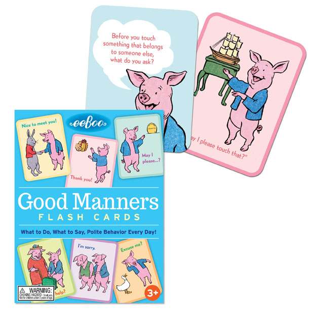 Flash cards - Good Manners