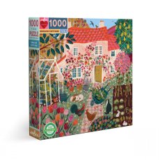 English Cottage 1000 Piece Puzzle, eeBoo