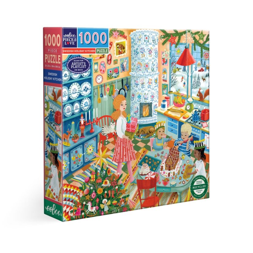 Swedish Holiday Kitchen - puzzle 1000 pcs, eeboo