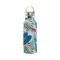 BAAGL Termoláhev s bambusovým víčkem Leafs, 500 ml