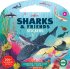 Sharks and Friends, Book with 200+ Stickers and handle, eeBoo
