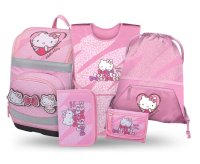BAAGL SET 5 Zippy Plus Hello Kitty Sweet Leopard: aktovka, penál, sáček, zástěra, peněženka GRS