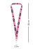 BAAGL Přívěsek na klíče dlouhý – lanyard, růžový