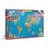 World Map 100 Piece Puzzle, eeBoo