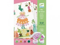 Kreativní tvoření Set razítek Dívky s květinami