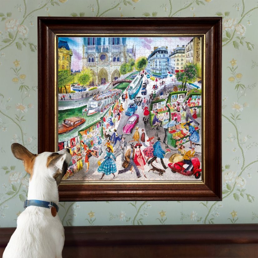 Paris Bookseller 1000 Piece Puzzle, eeBoo