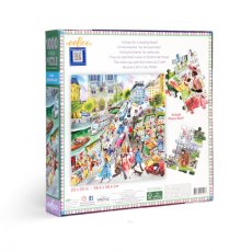 Puzzle Pařížští knihkupci 1000 dílků, eeBoo