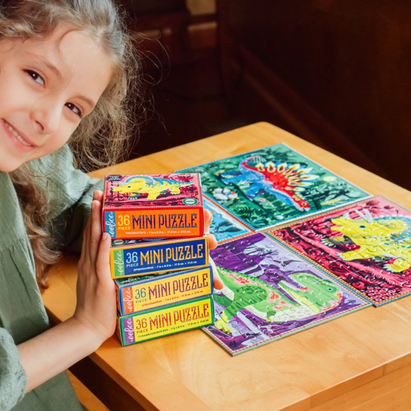 Dinosaurs 36 Piece puzzle, glows in the dark (bones) - pick one of 4