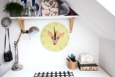 Children's wall clock Tiger