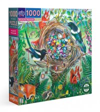 Puzzle Hnízdo s poklady 1000 dílků, eeBoo
