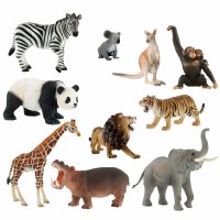 ZOO - figurky zvířátek, 10 kusů