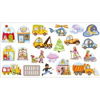 Double sided figures for Mega Magnetic Board "Winter"