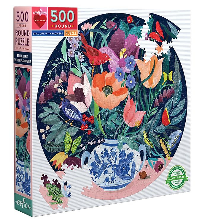 Puzzle Zátiší s květinou 500 dílků