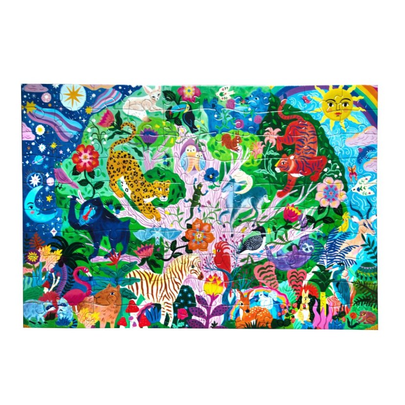 Tree of Wildlife - 100 Piece Puzzle, eeBoo