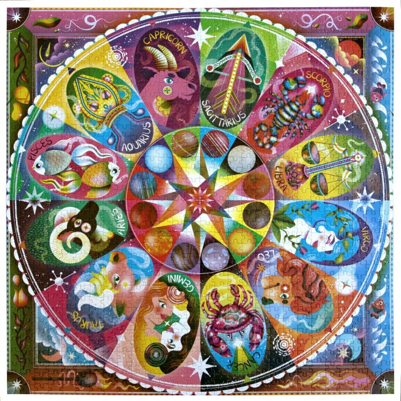 Horoscopes -  1000 Piece Puzzle, eeBoo