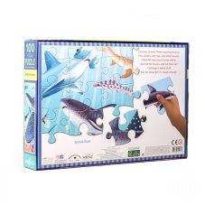 Puzzle Žraloci 100 dílků, eeBoo