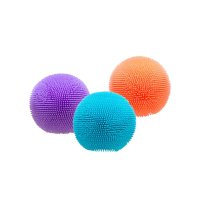 Schylling NeeDoh Mačkací mini míčky Fuzz Ball (střapaté) trojbalení