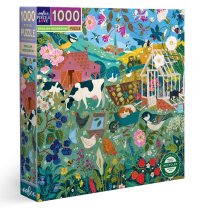 Puzzle Mezi poli 1000 dílků, eeBoo