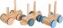 small foot Dřevěný vlak - pastelový