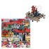 Whimsical Village 1000 Piece Puzzle - eeBoo