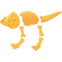 Triceratop bábovky, velká 7 dílná sada - žlutá