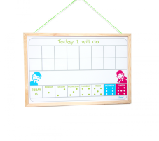 Magnetic tab Today I will do without pictograms - Daily Routine Schedule
