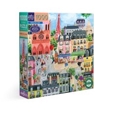 Paris in a Day -  1000 Piece Puzzle, eeBoo