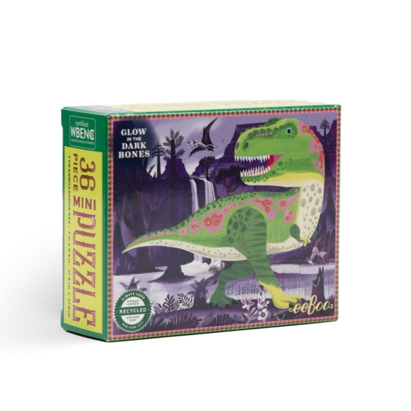 Dinosaurs 36 Piece puzzle, glows in the dark (bones) - pick one of 4