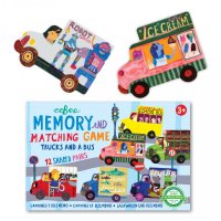 Trucks and a Bus Matching & Memory Game