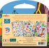 Dinosaurus, Shiny Sticker Book, 190+ stickers with handle, eeBoo