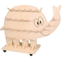 Věšák na gumáky "Slůně" - dřevěný