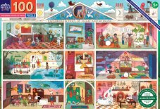 Škola magie pro dobrodruhy - puzzle 100 dílků, eeBoo